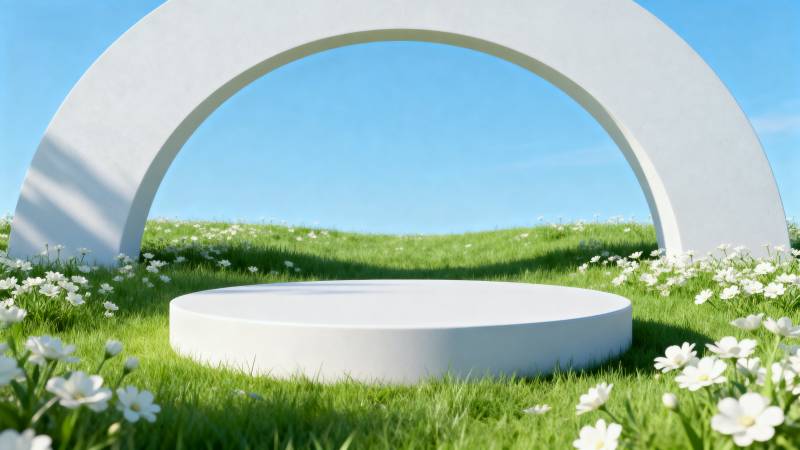 春日花境拱门图片