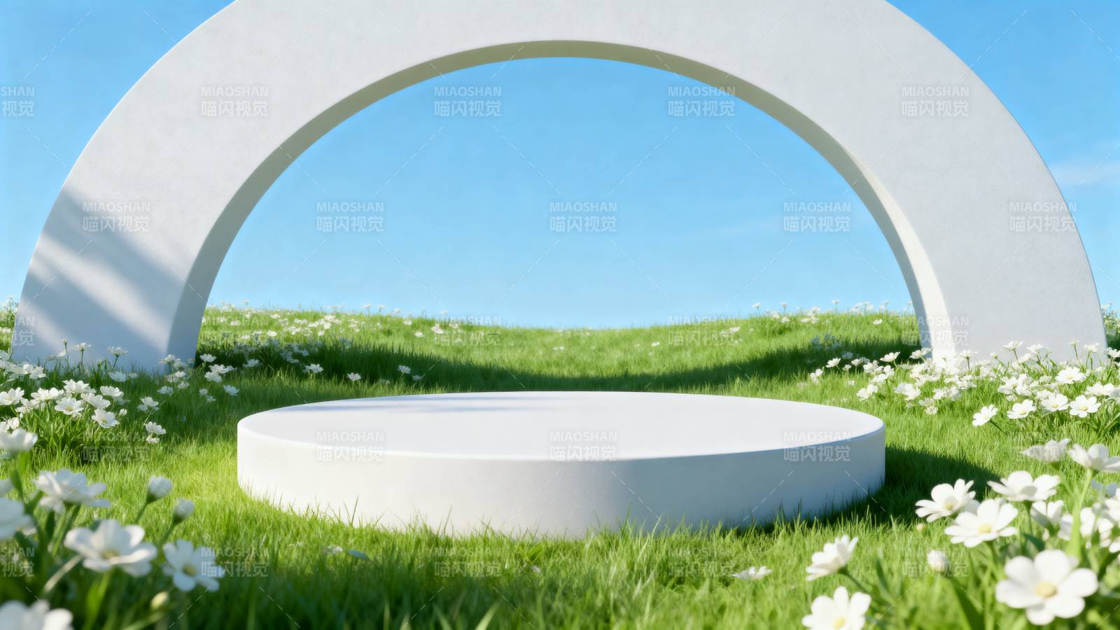 春日花境拱门图片