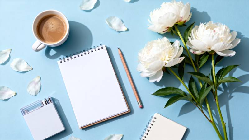 静谧办公时光图片