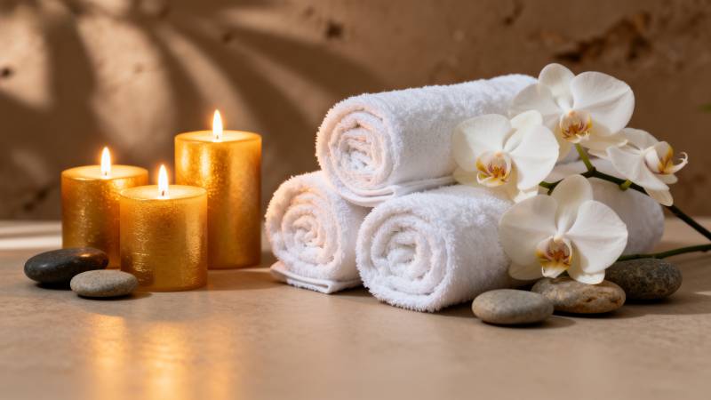 香薰SPA静谧时光图片