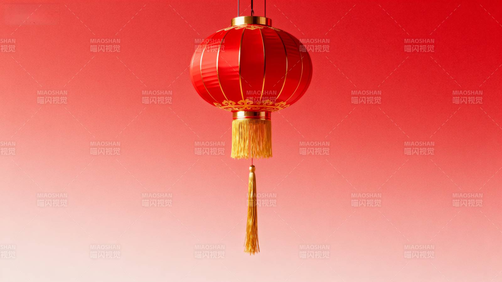 红灯笼迎新春图片