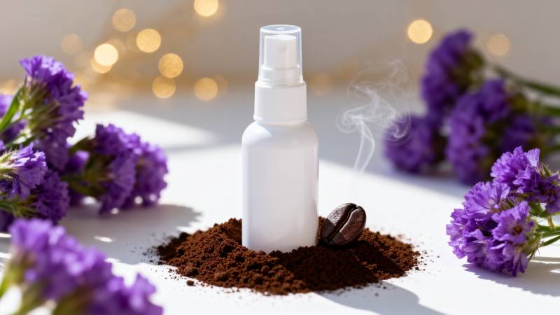 花香喷雾静谧时光图片