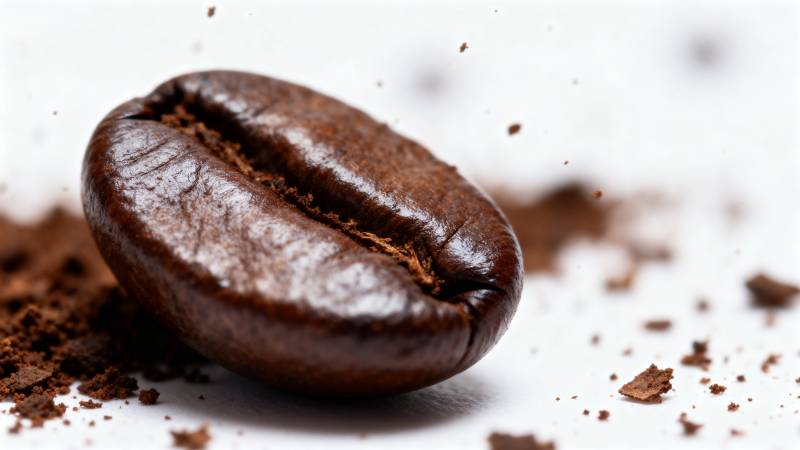 咖啡豆特写图片