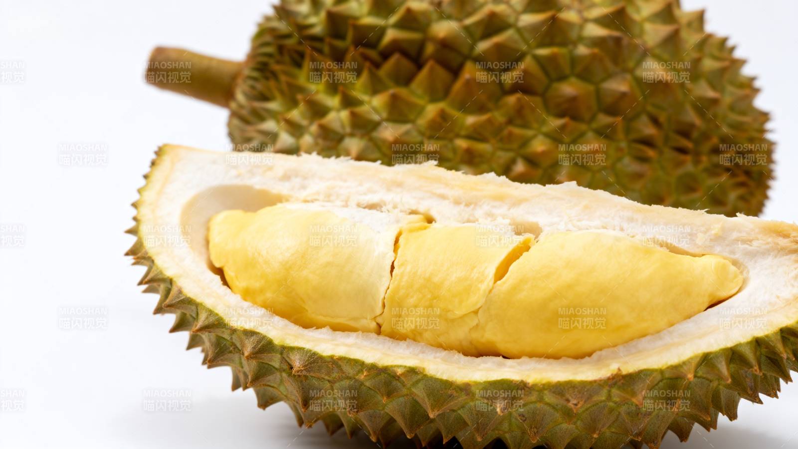 榴莲果肉特写图片