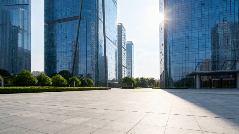 现代都市广场图片