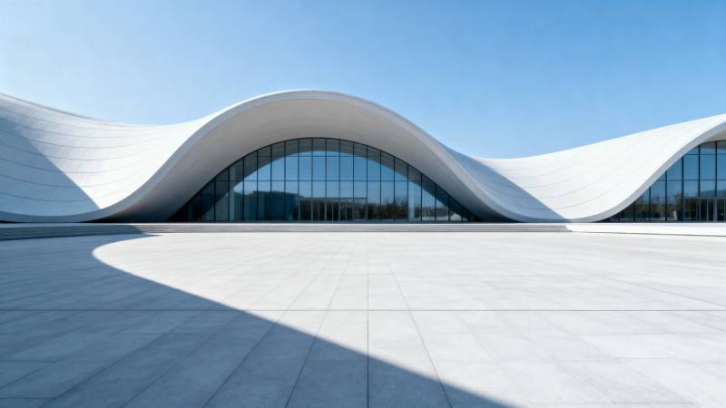 流线型现代建筑图片