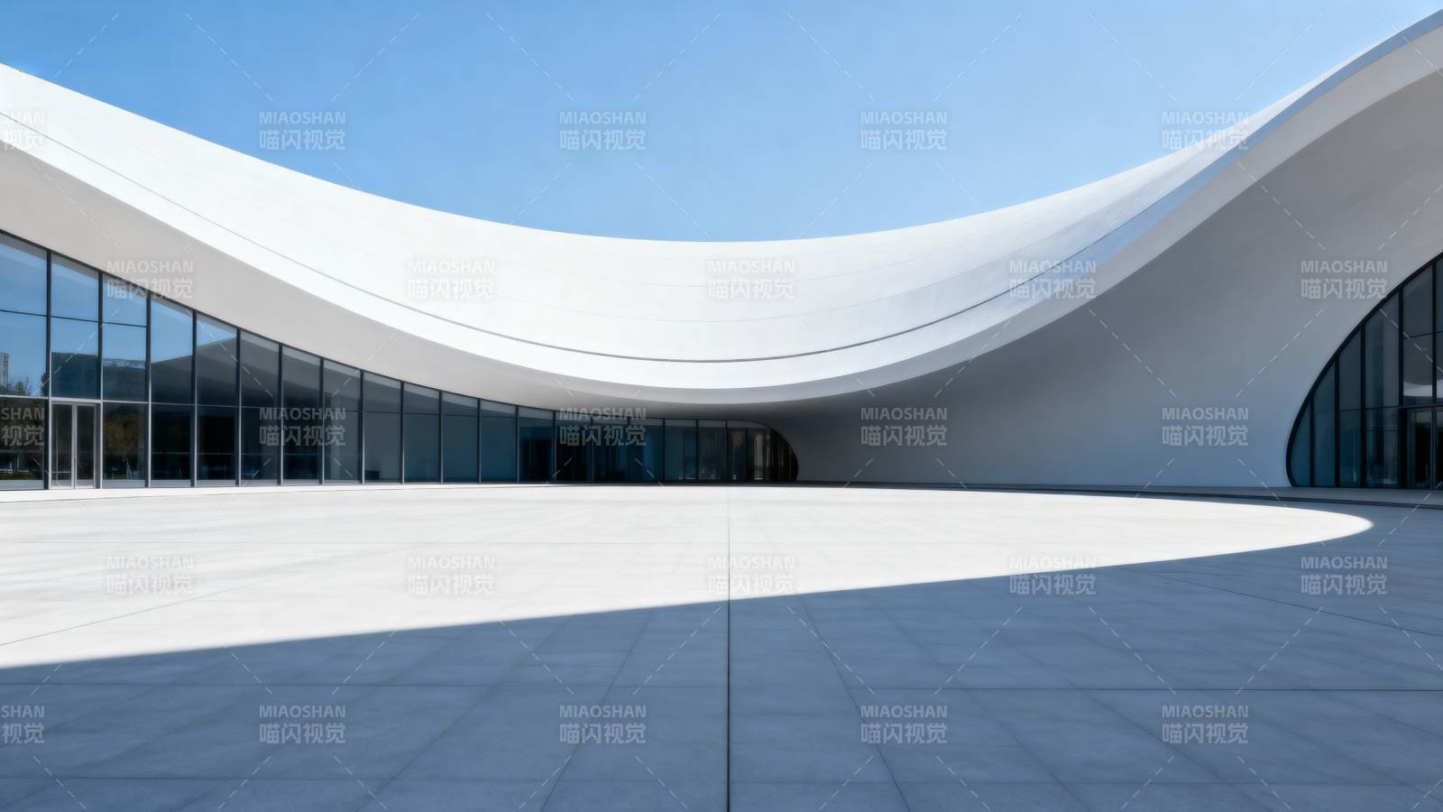 现代建筑曲线之美图片