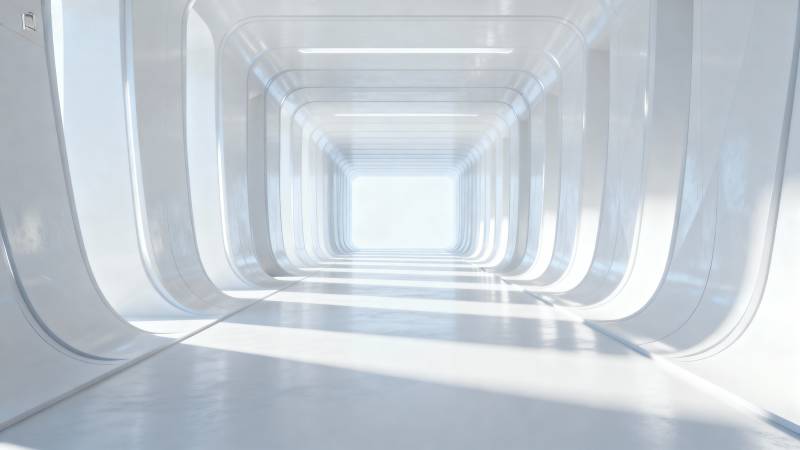 未来科技隧道图片