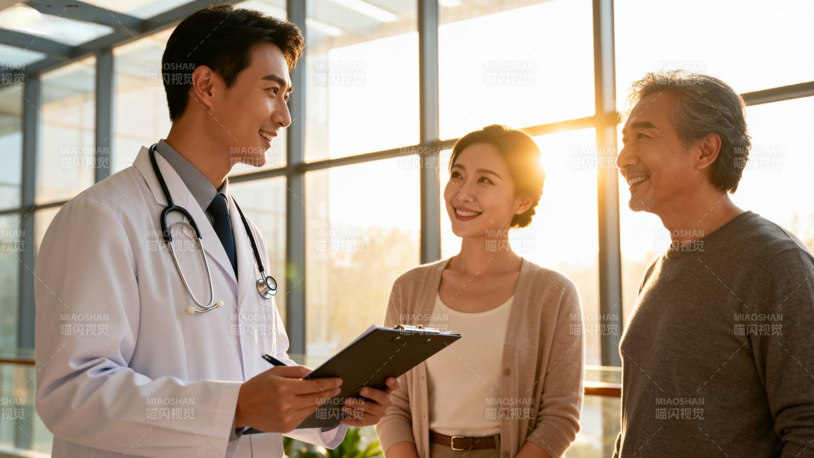 医生与患者交流图片