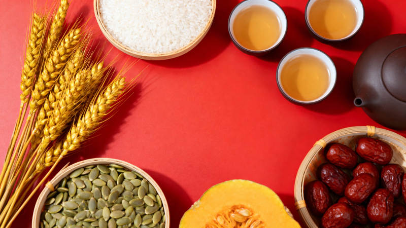 五谷杂粮茶香宴图片