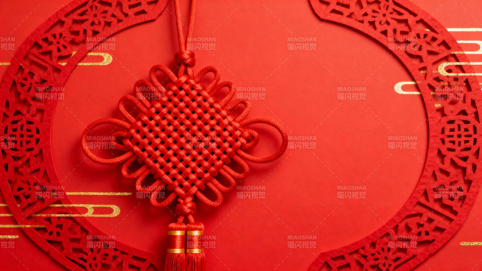 中国结迎新春图片