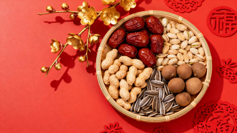 新春坚果礼盒图片