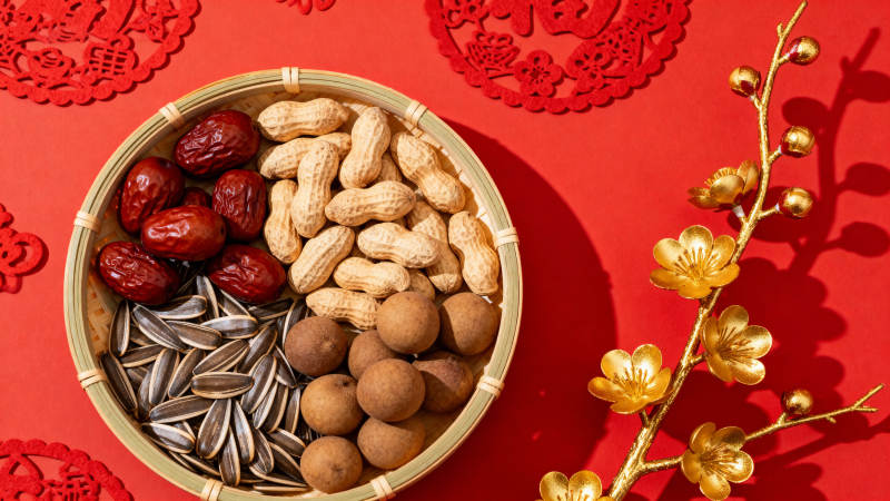 年味坚果拼盘图片