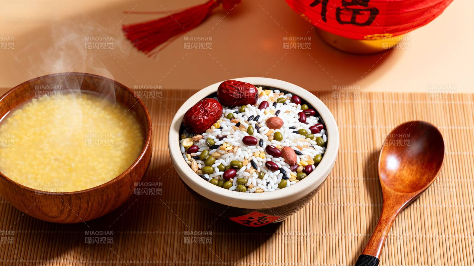 腊八粥与米粥图片