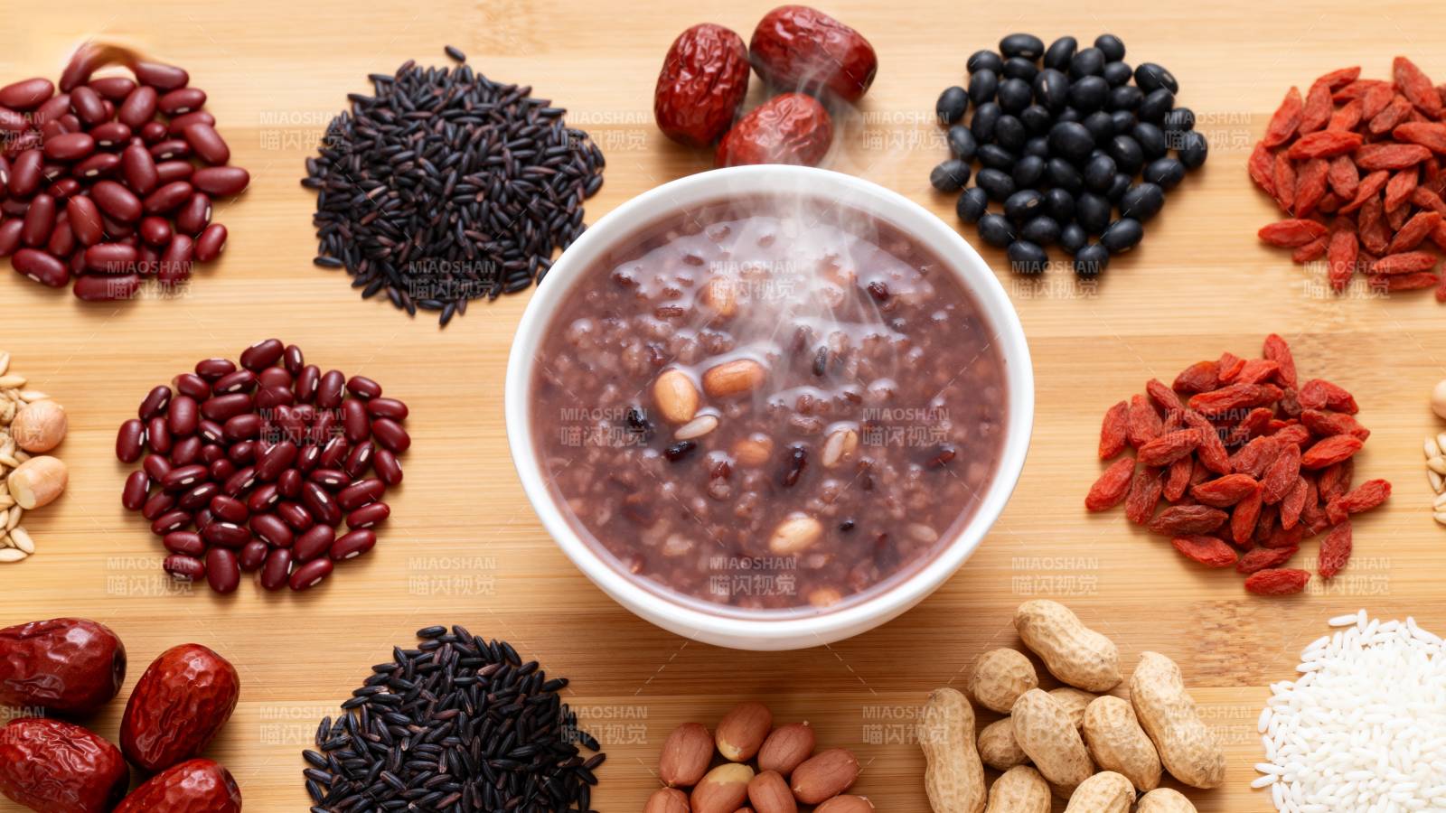 八宝粥食材展示图片