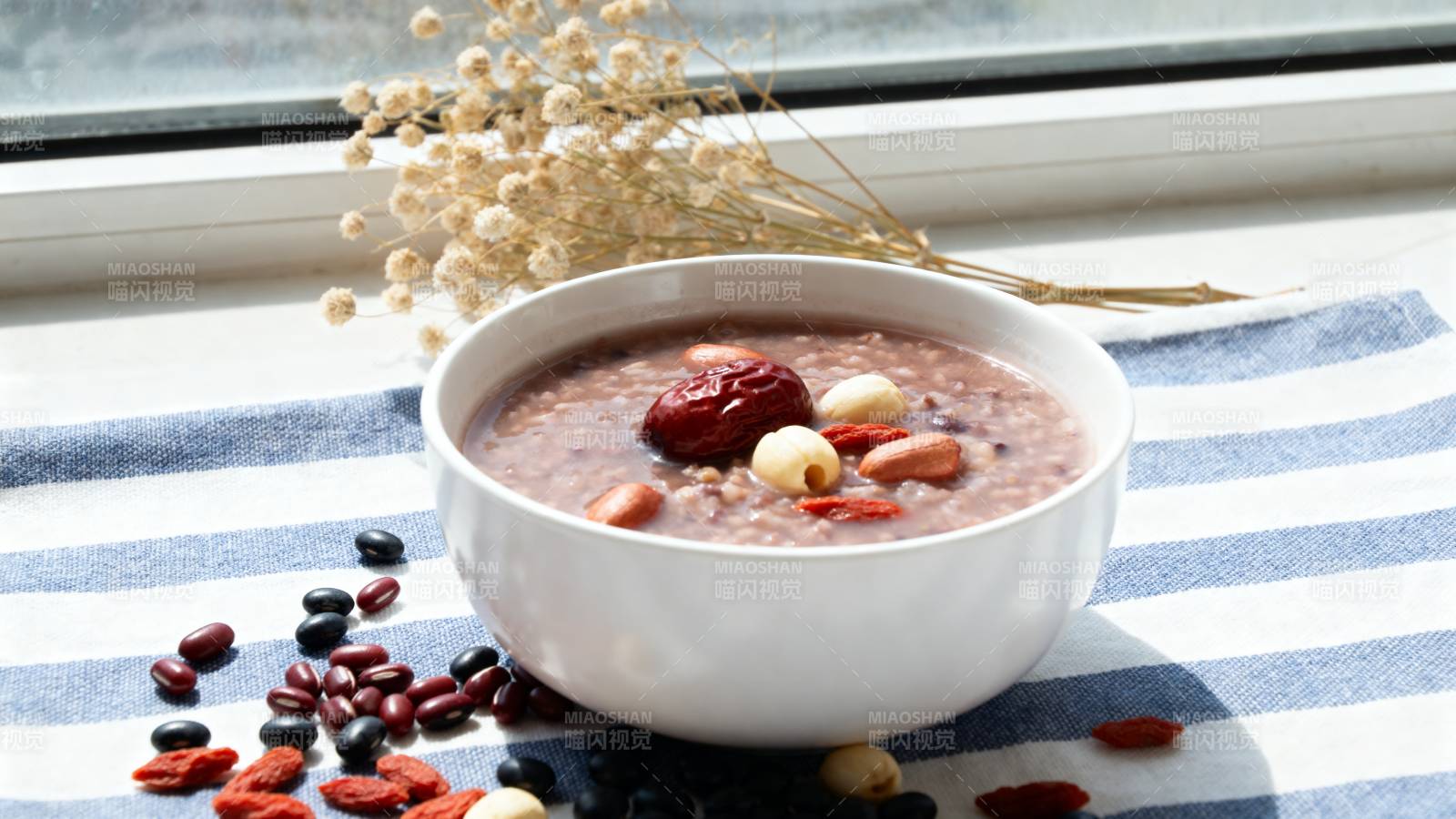 红豆莲子粥图片