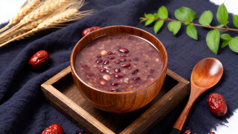 红豆粥配红枣图片