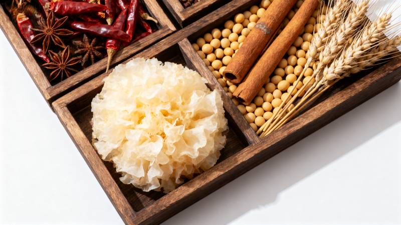 香料食材拼盘图片