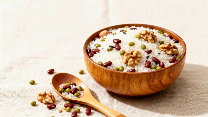 五谷杂粮饭图片