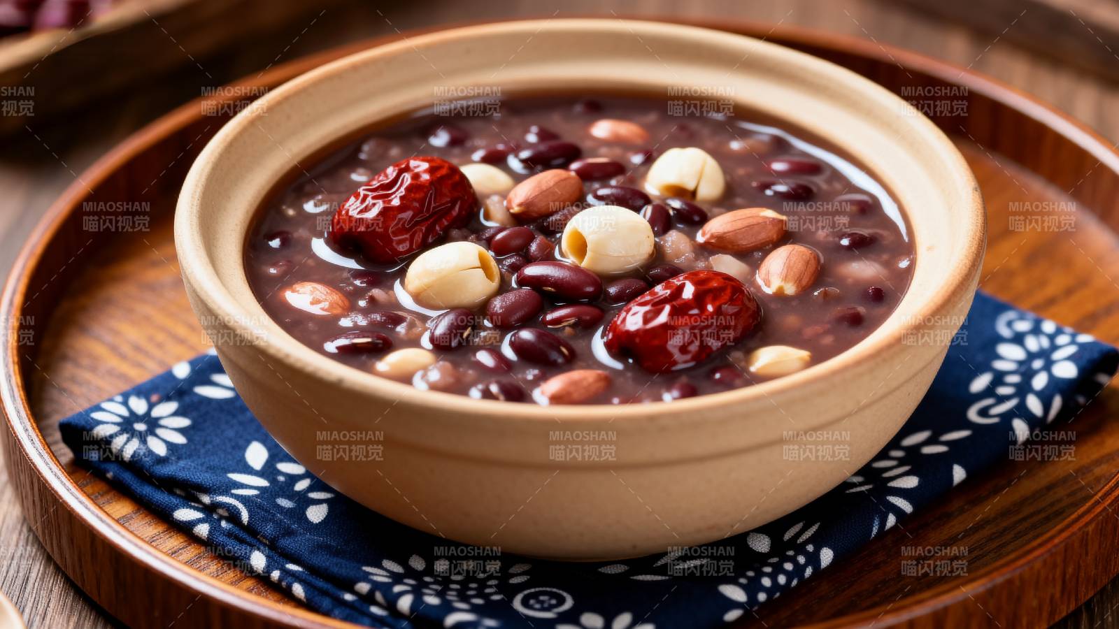 红豆莲子粥图片