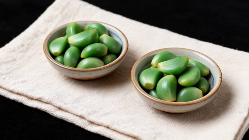 青豆小碗摆盘图片