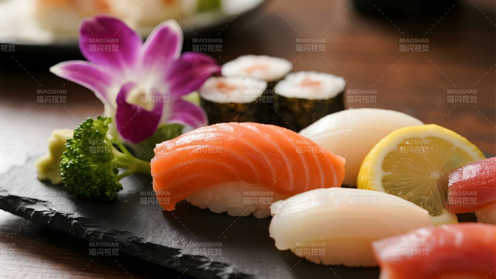 精致寿司拼盘图片