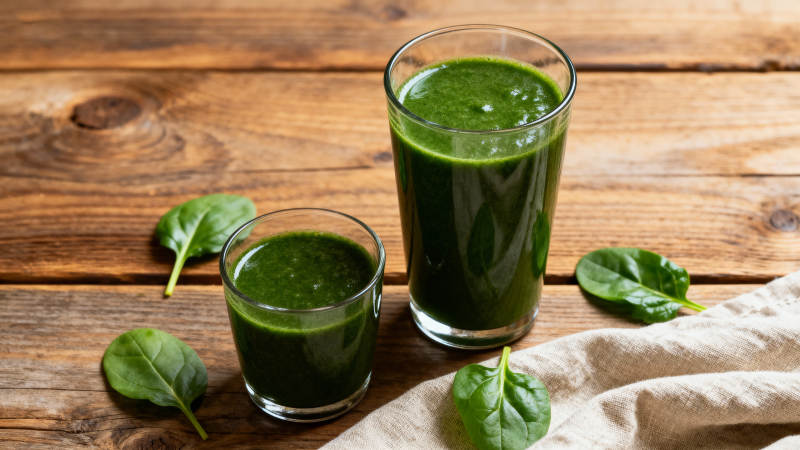 绿色蔬果汁图片