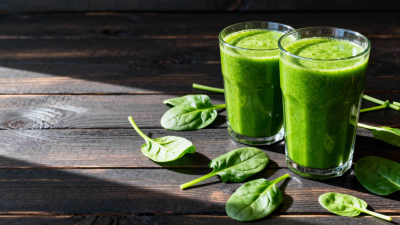 绿色蔬果汁图片