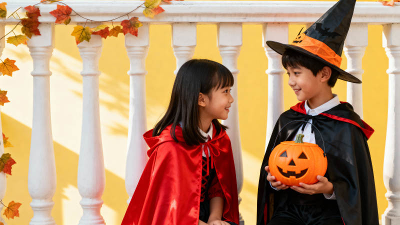 万圣节儿童装扮图片