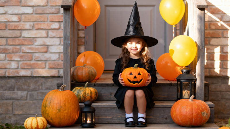 小巫师与南瓜灯图片