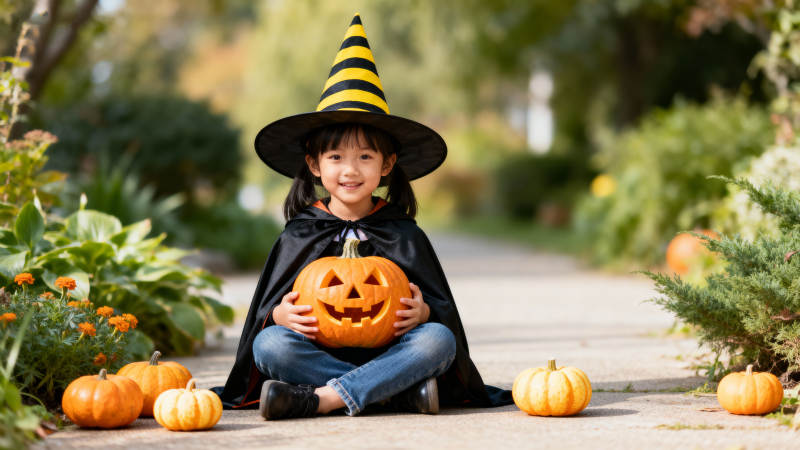 小巫师与南瓜灯图片