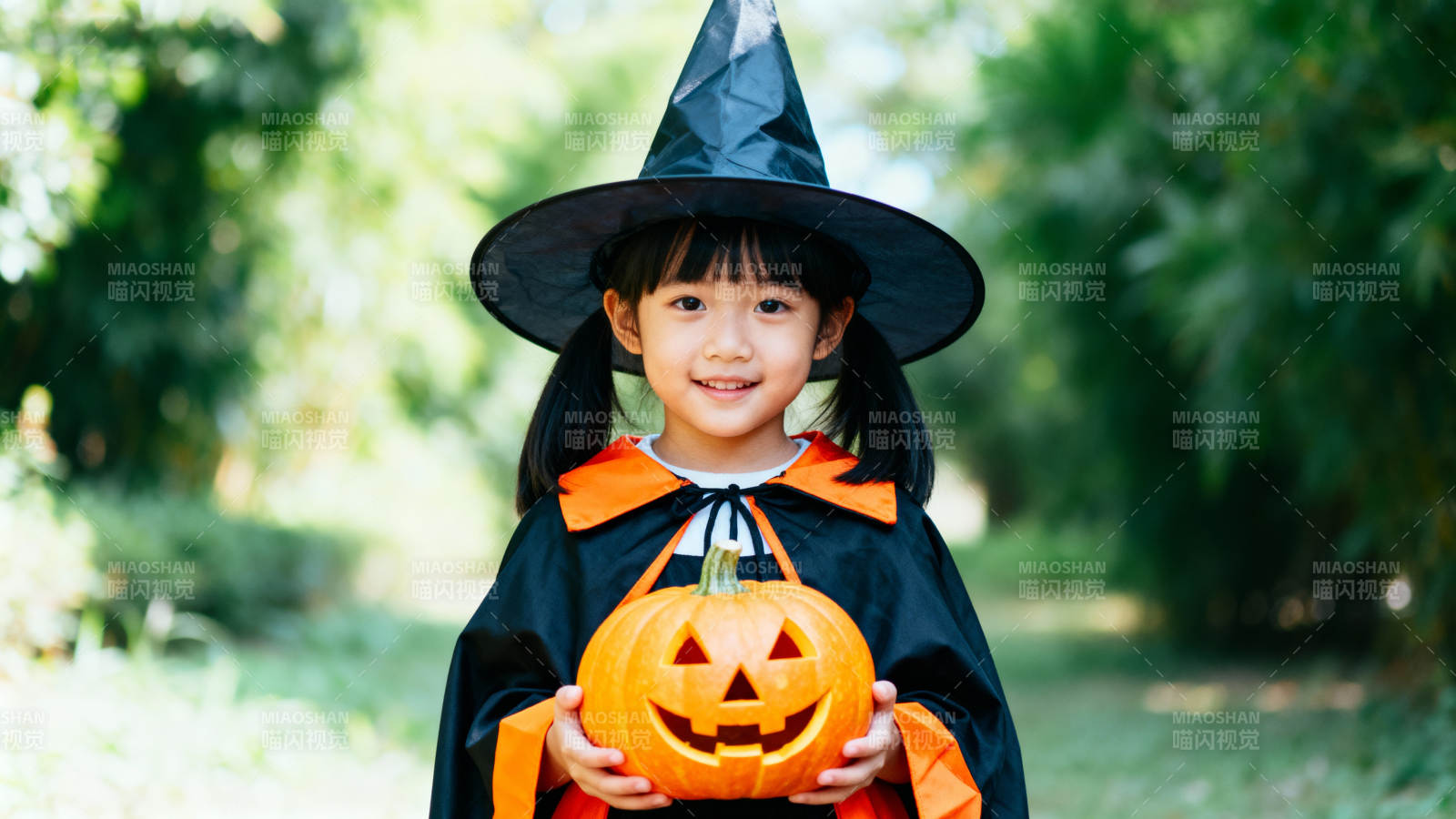 小巫师抱南瓜图片