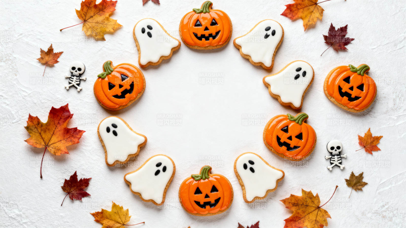 万圣节饼干圈图片