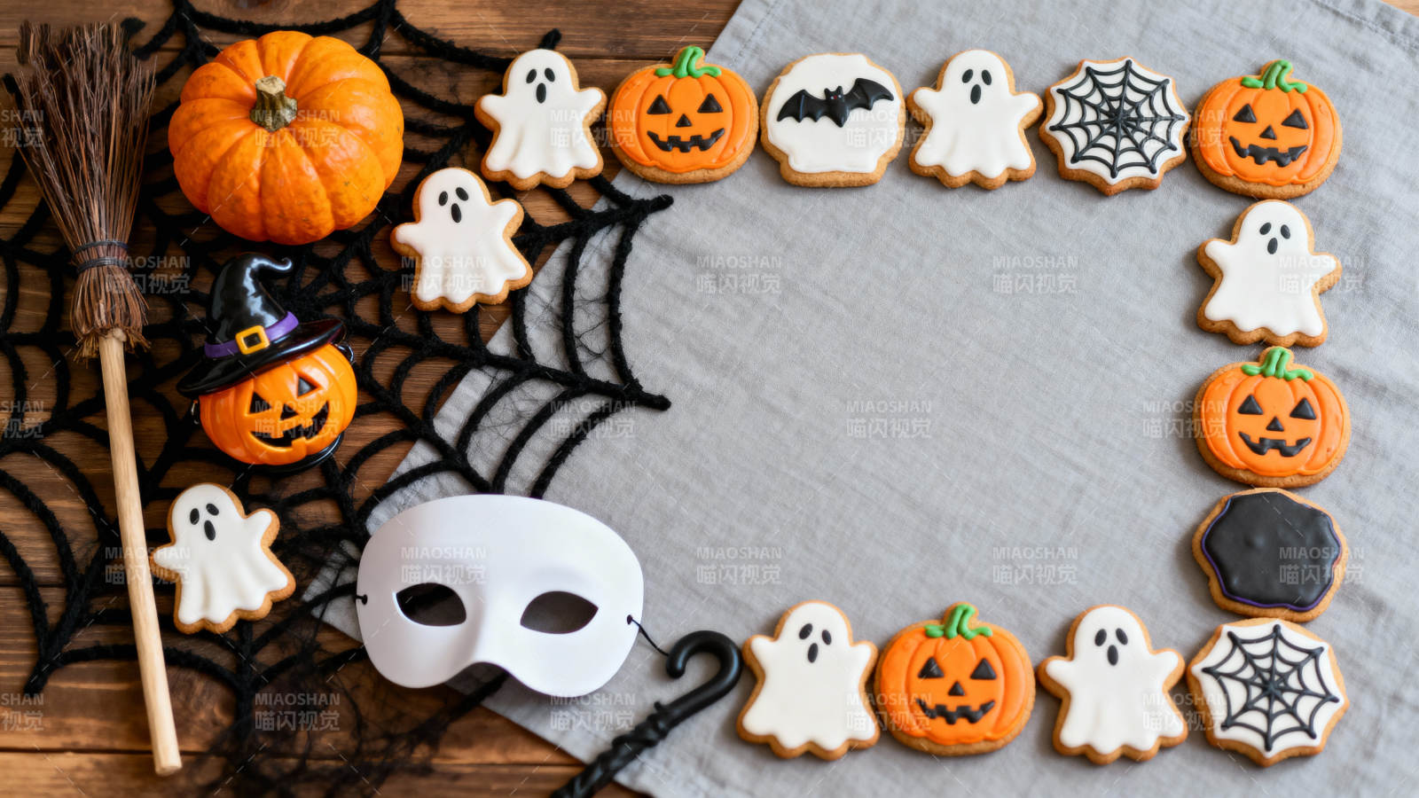 万圣节甜点布置图片