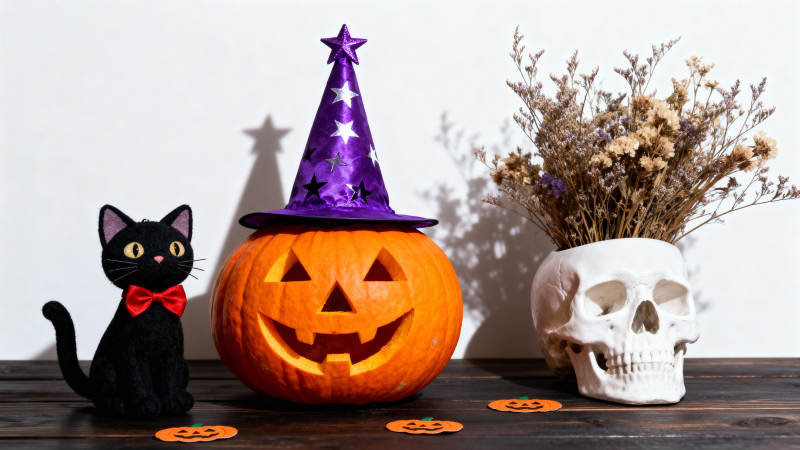 万圣节装饰摆件图片