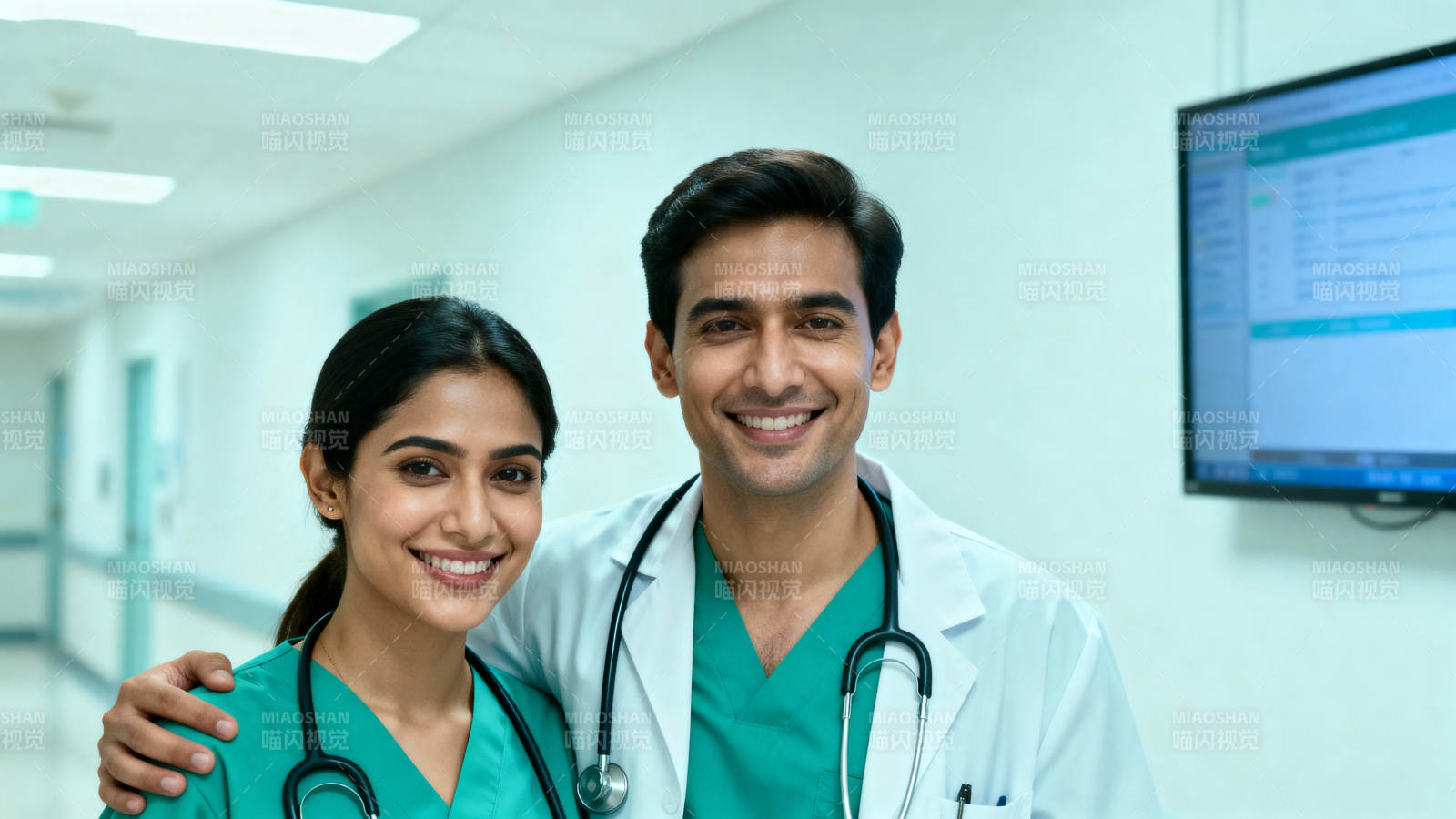 医者仁心 微笑守护图片