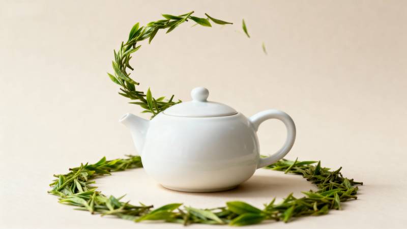 茶香四溢 绿意环绕图片