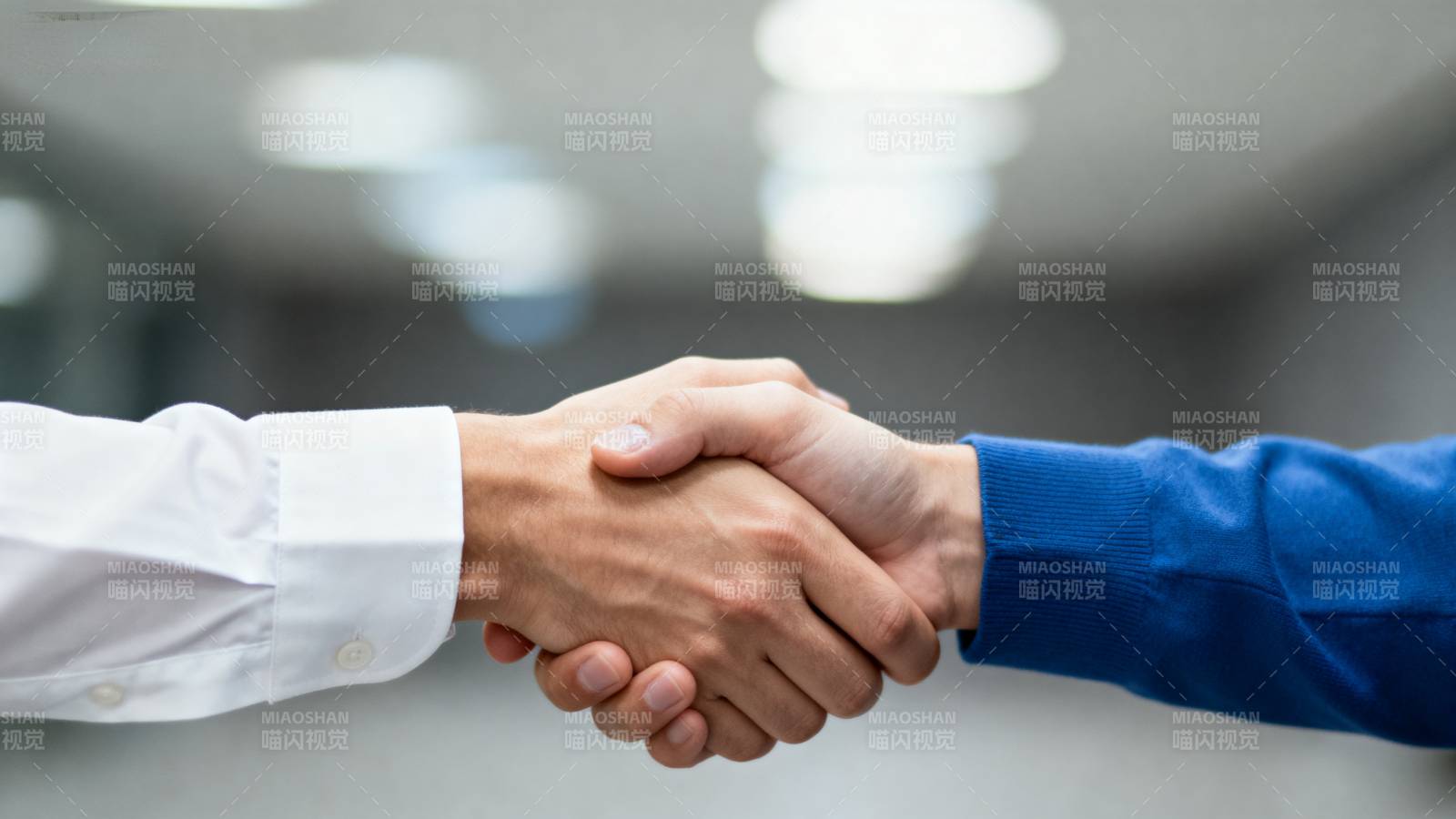 握手合作 共赢未来图片