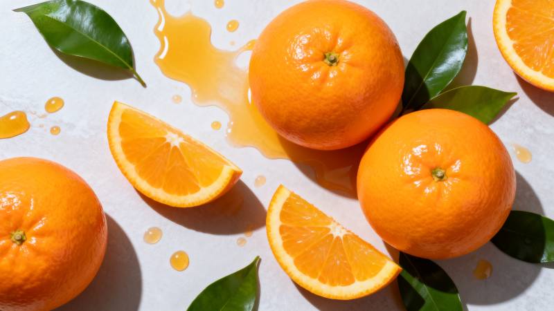 橙香四溢 清新自然图片