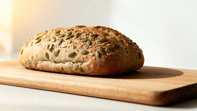 南瓜籽面包图片