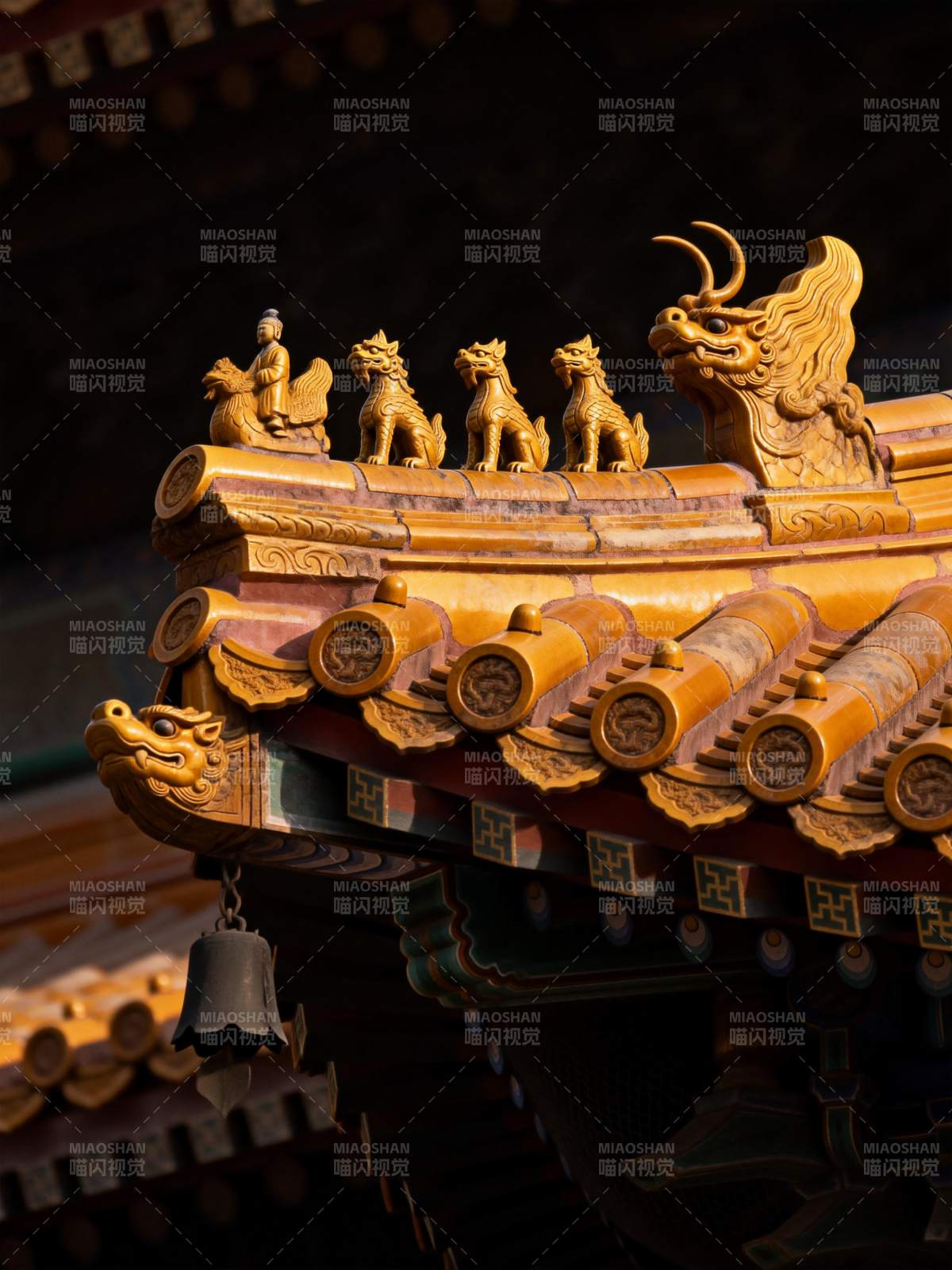 故宫屋脊神兽图片