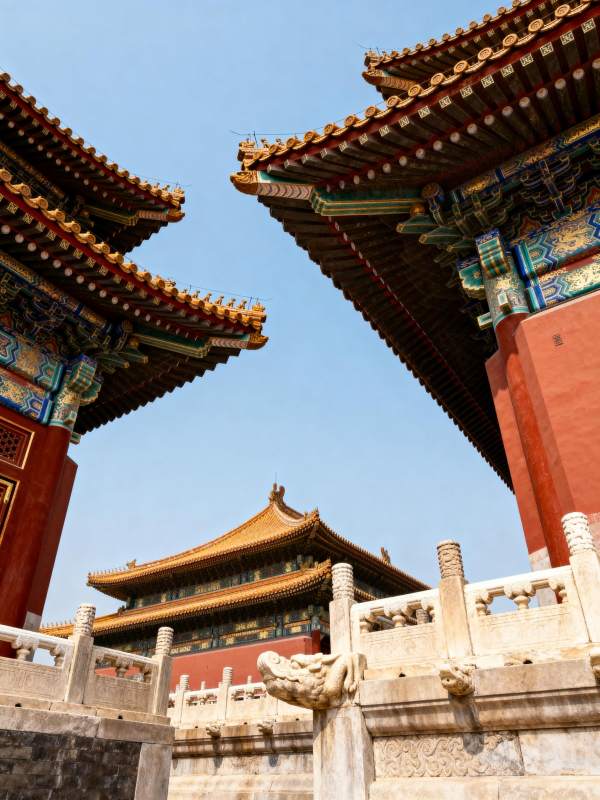 故宫飞檐翘角图片