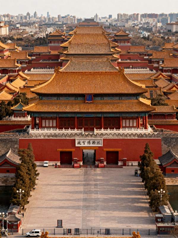 故宫博物院全景图片