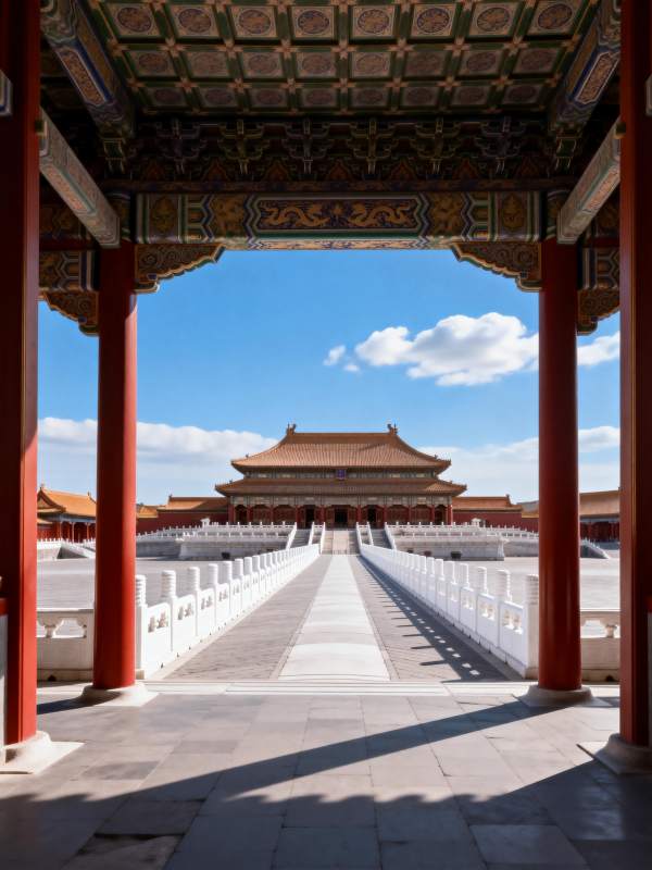 故宫太和殿前景图片