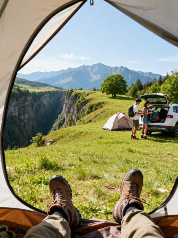 山野露营 尽享自然图片