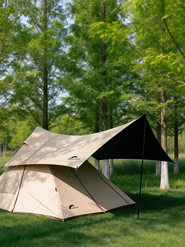 林间露营帐篷图片