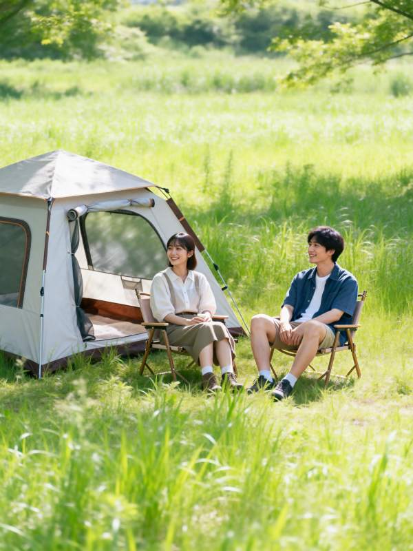 草野露营 惬意时光图片