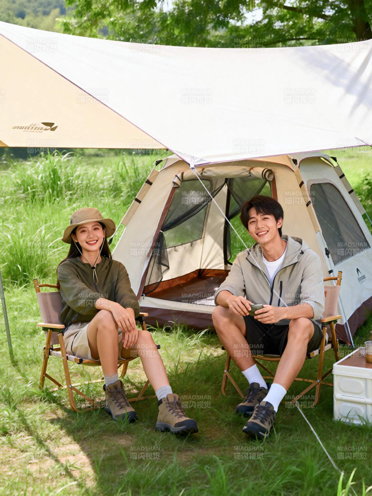 户外露营 惬意时光图片