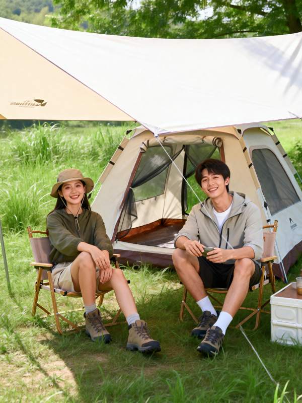 户外露营 惬意时光图片