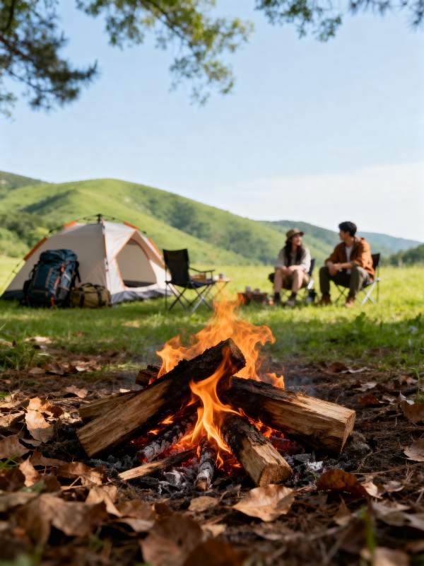 篝火野营 山野相伴图片